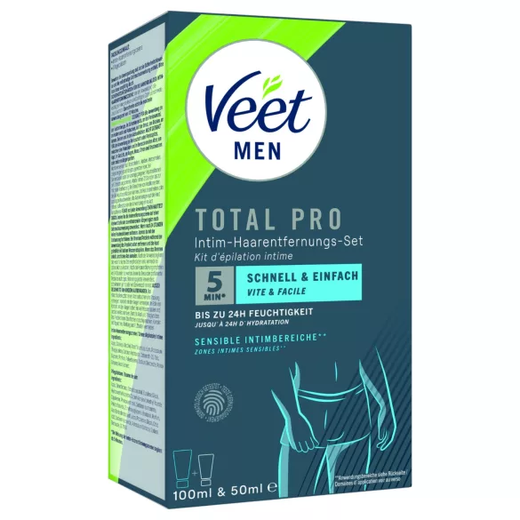 Veet - Intim-Enthaarungscreme und Balsam für Männer (100 ml + 50 ml)