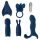 Magic Shiver - Vibrator-Set (Blau)