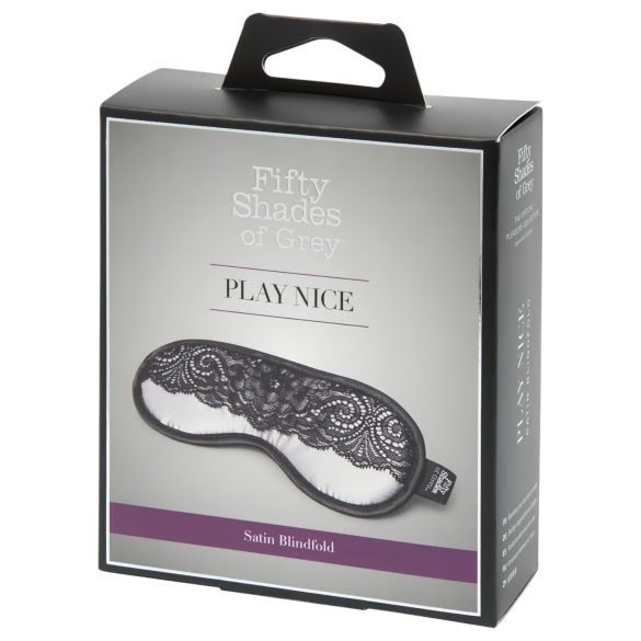 Fifty Shades of Grey - Satin Augenmaske (Silber)