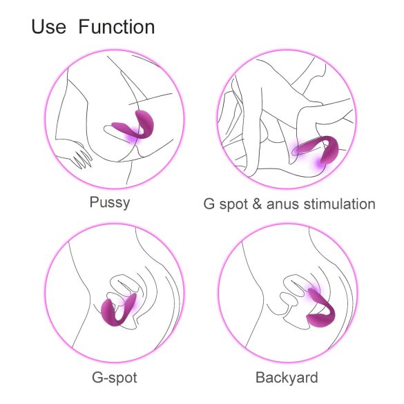 Cotoxo Cupid 2 - Fernbedienung Paarvibrator (lila)