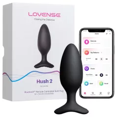   Lovense Hush 2 S - App-gesteuerter Analvibrator (38 mm, schwarz)