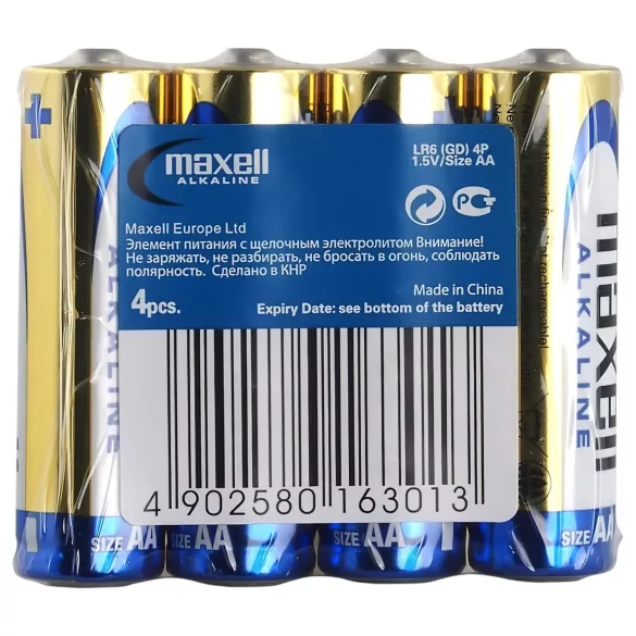 Langanhaltende AA-Batterien (4 Stk.)