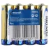 Langanhaltende AA-Batterien (4 Stk.)