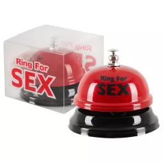   Tischklingel mit der Aufschrift „Sex“ / Tischklingel zum Sexrufen