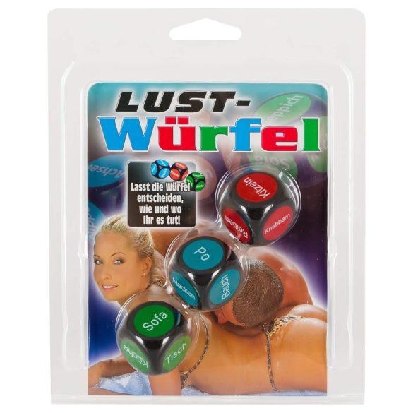 Sex-Würfel auf Deutsch (3 Stk.)