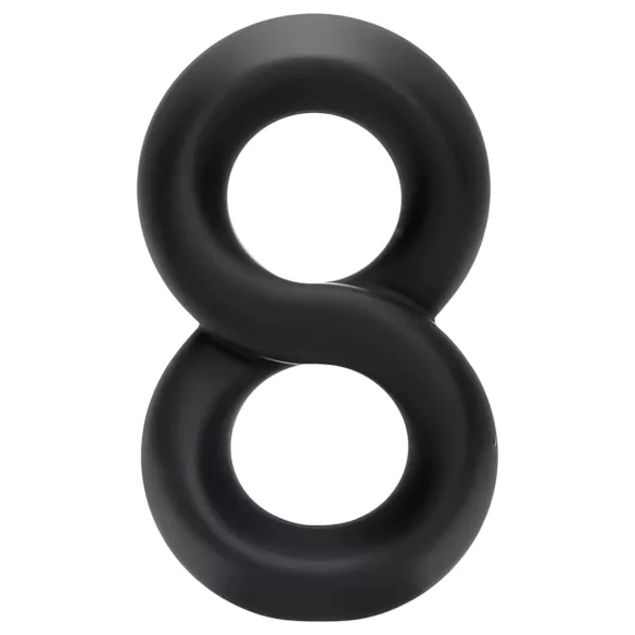 Pulselock Taur - Doppel-Penis- und Hodenring (schwarz) - 20 mm.