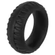 Pulselock Forge - Silikon-Penisring mit Reifenprofil (schwarz) - 35 mm