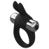 Pulselock Vantr - Vibrations-Penisring mit Häschen (schwarz) - 30 mm