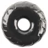 Pulselock Forge - schwarzer TPE-Penisring mit Radmuster (19 mm)