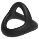 Pulselock Taur - Y-förmiger Penis- und Hodenschnürring (schwarz) - S