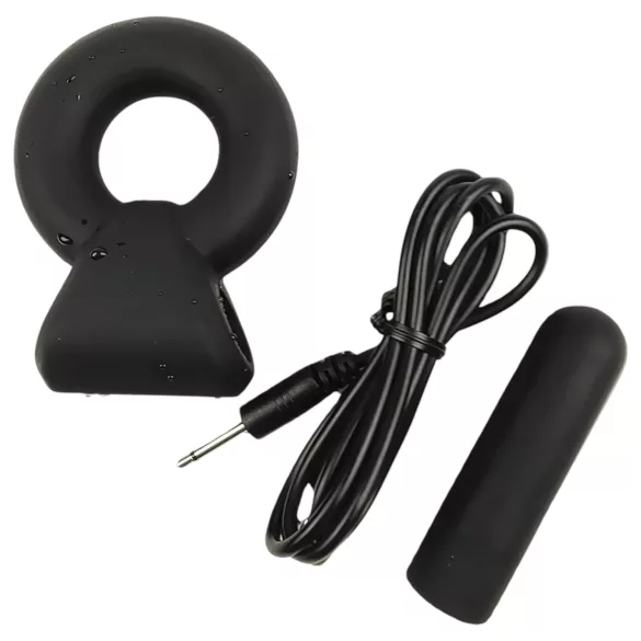 Pulselock Vantr - wiederaufladbarer Vibrations-Penisring (schwarz) - 25 mm