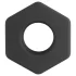 Pulselock Forge - Penisring aus Silikon in Schraubmutterform (schwarz) - 22 mm