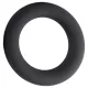 Pulselock Cirkl - schwarzer, flexibler Silikon-Penisring (40 mm)