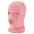 Balaclava - Strick-Saugmaske mit 3 Öffnungen (Pink)