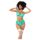 Mapalé - Spitzen Dessous-Set (türkis) - L/XL