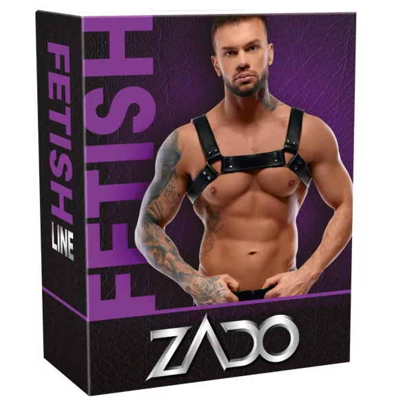 ZADO - Lederbrustgeschirr (schwarz)