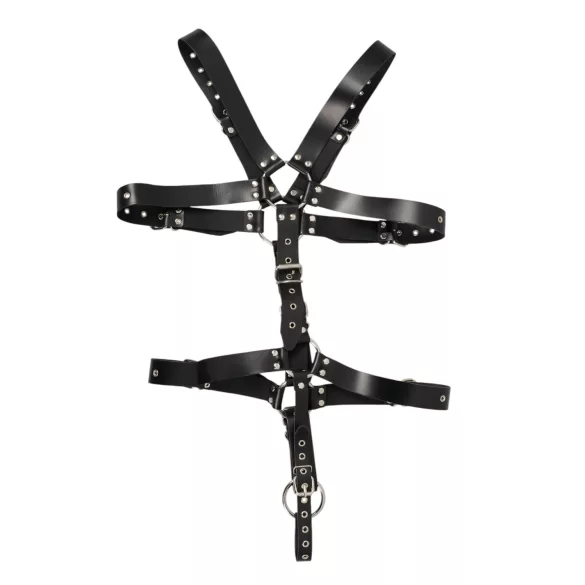 ZADO - schwarzes Leder Herren-Body-Harness (S-L)