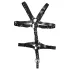 ZADO - schwarzes Leder Herren-Body-Harness (S-L)