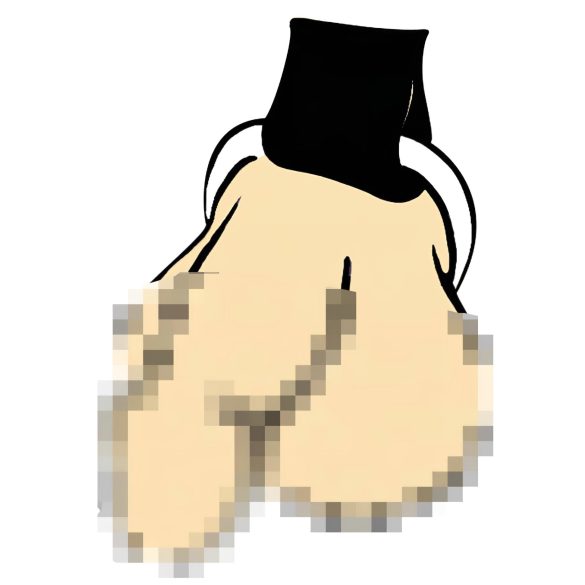 ZADO - Leder Männer Körperharness Body - Schwarz (S-L)