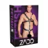 ZADO - schwarzes Leder Herren-Body-Harness (S-L)