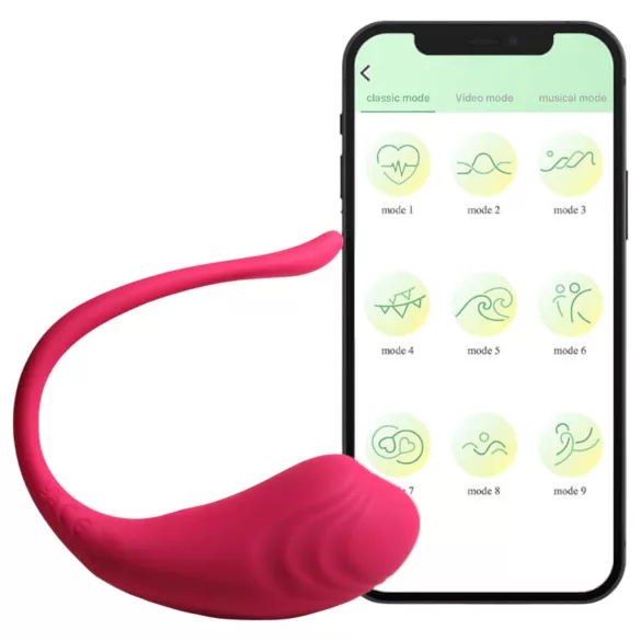 Funny Me - App-gesteuertes Vibratorei (pink)