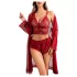 JSY 058 - erotisches Dessous-Set - rot (L-XL)
