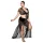 JSY 065 - schwarzes Babydoll-Set (XL-2XL)
