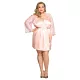 JSY 067 - rosa Babydoll-Set (XL-2XL)