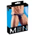 Glänzender Minimal-Slip für Herren (schwarz) - M