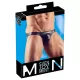 Glänzender Minimal-Slip für Herren (schwarz) - M