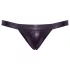 Glänzender Minimal-Slip für Herren (schwarz) - XL