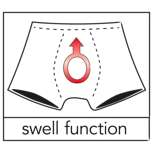 Abnehmbare String für Männer (schwarz) - XL