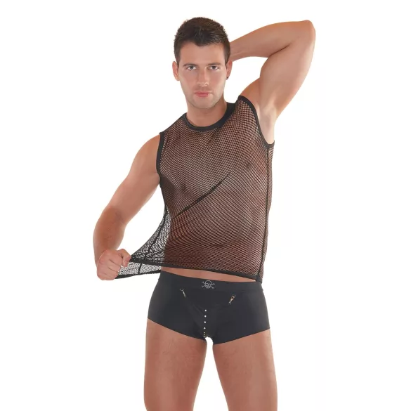 Piraten-Boxershorts (schwarz) - M