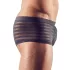 Transparente, gestreifte Boxershorts (schwarz)