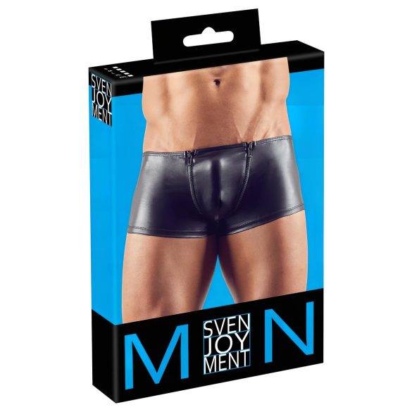 Svenjoyment - Reißverschluss-Boxershorts (schwarz)