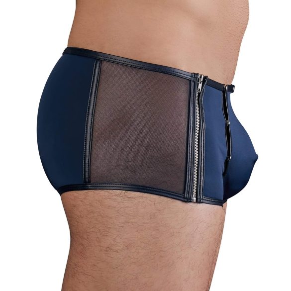 NEK - Schwarze Schnürnetz-Boxershorts (Blau) - M