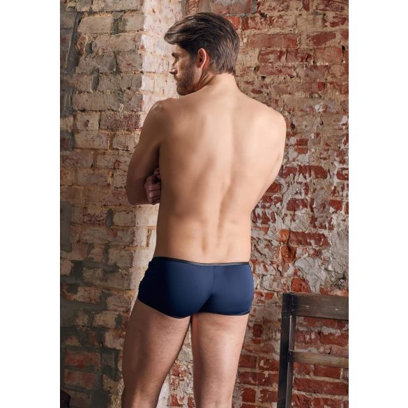 NEK - Schwarze Schnürnetz-Boxershorts (Blau) - M