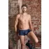 NEK - Schwarze Schnürnetz-Boxershorts (Blau) - L
