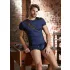 NEK - Schwarze Schnürnetz-Boxershorts (Blau) - L