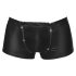 Svenjoyment - Matt-Boxershorts mit Strass und Reißverschluss (schwarz)