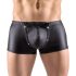 Svenjoyment - Matt-Boxershorts mit Strass und Reißverschluss (schwarz) - M