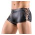 Svenjoyment - Matt-Boxershorts mit seitlicher Schnürung (Schwarz) - M