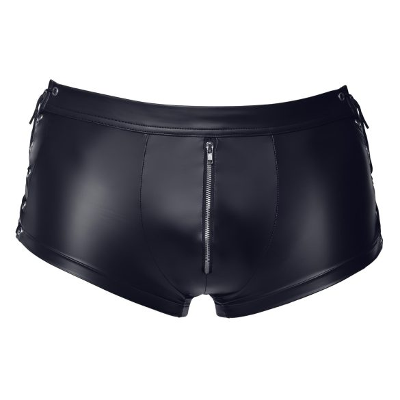 Svenjoyment - Matt-Boxershorts mit seitlicher Schnürung (Schwarz) - L