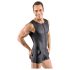 Svenjoyment - ärmelloser, kurzer Herren-Overall (schwarz) - XL