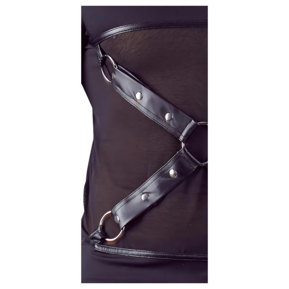 NEK - Langarmshirt mit Kreuzträger für Herren (schwarz)