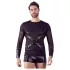 NEK - Langarmshirt mit Kreuzträger für Herren (schwarz) - M