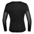 NEK - Langarmshirt mit Kreuzträger für Herren (schwarz) - XL