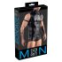 Svenjoyment - Ärmelloses Herren-Top mit Brustgeschirr (schwarz) - M
