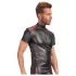 NEK - Herren-Shirt mit roten Einsätzen und Reißverschluss (schwarz) - M