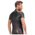 NEK - Herren-Shirt mit roten Einsätzen und Reißverschluss (schwarz) - XL
